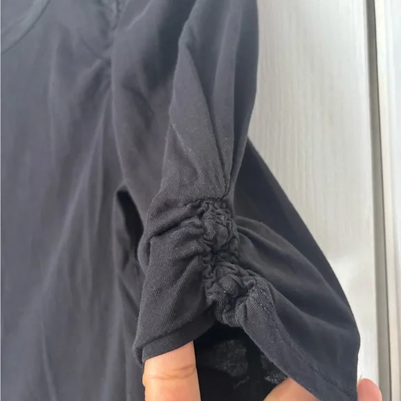 Veronica Beard Black Short Sleeve Top - Picture 6 of 10